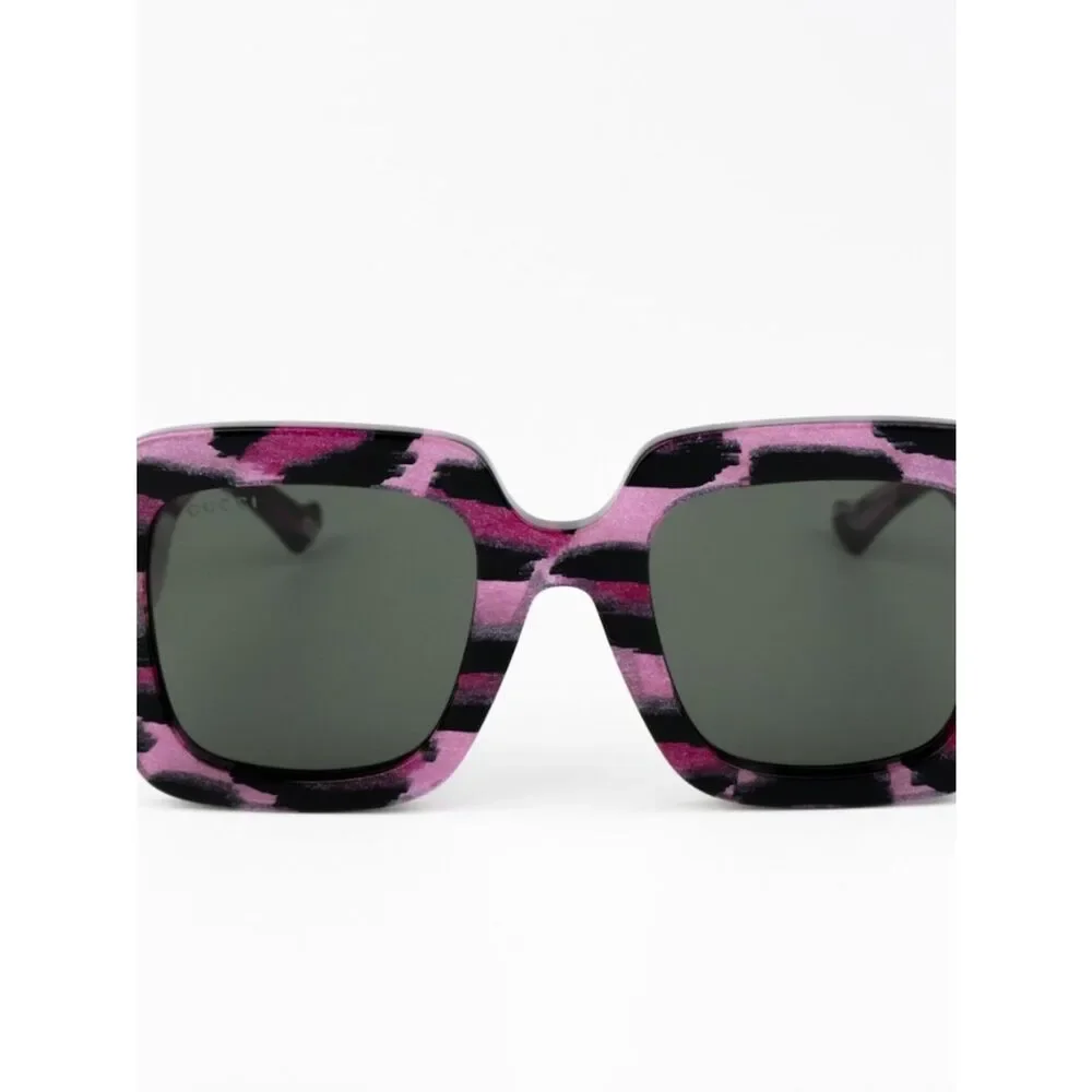 NEW Gucci GG1547S 003 Black Grey Women Square Sunglasses GG 1547S